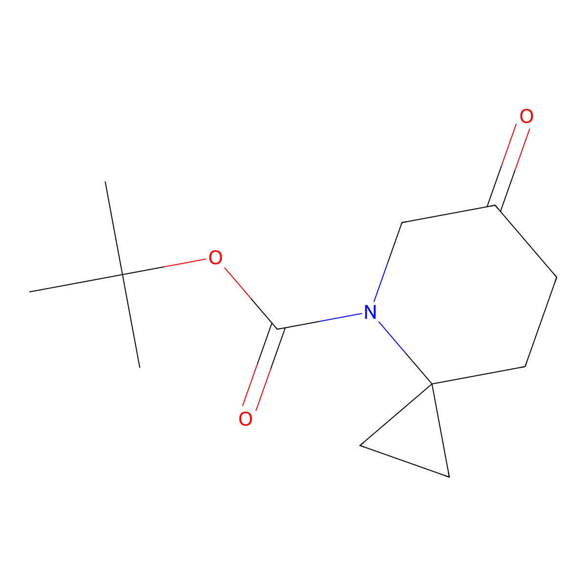 Tert-butyl 6-oxo-4-azaspiro[2.5]octane-4-carboxylate molecular structure, CAS 2386483-52-7