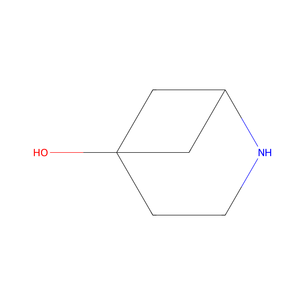 2-Azabicyclo[3.1.1]heptan-5-ol molecular structure, CAS 2386487-93-8