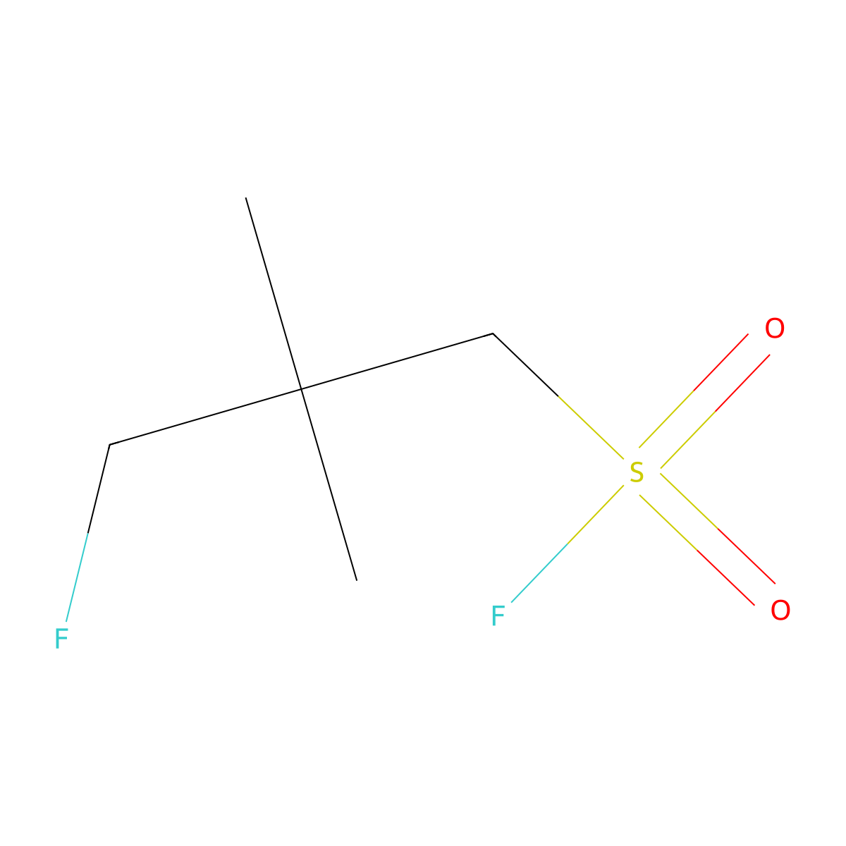 3-Fluoro-2,2-dimethylpropane-1-sulfonyl fluoride molecular structure, CAS 2386517-53-7
