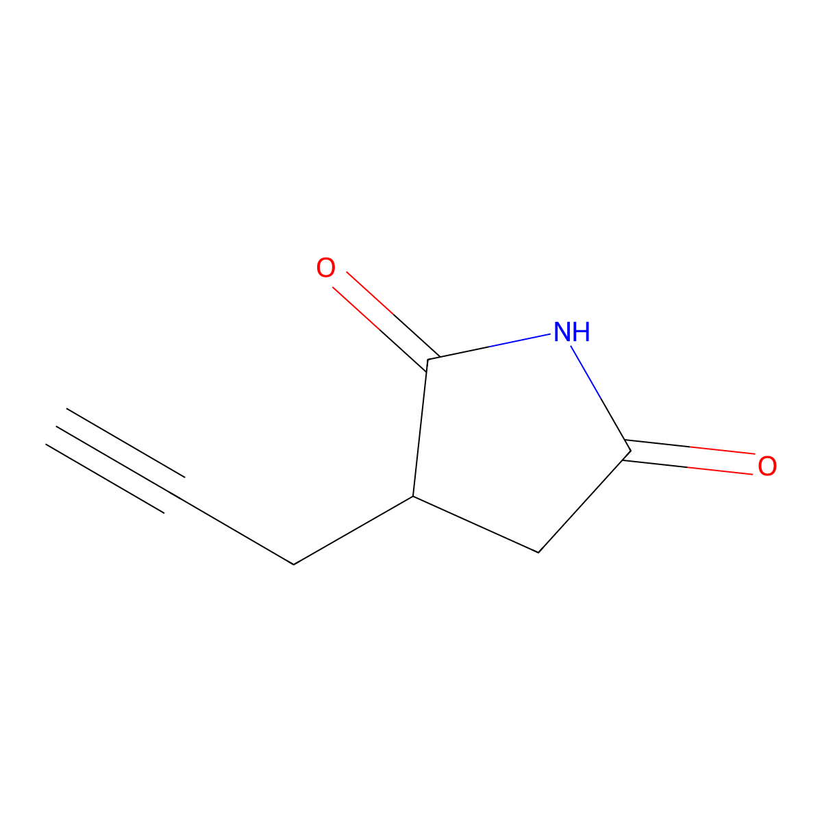 3-(Prop-2-yn-1-yl)pyrrolidine-2,5-dione molecular structure, CAS 2386571-68-0