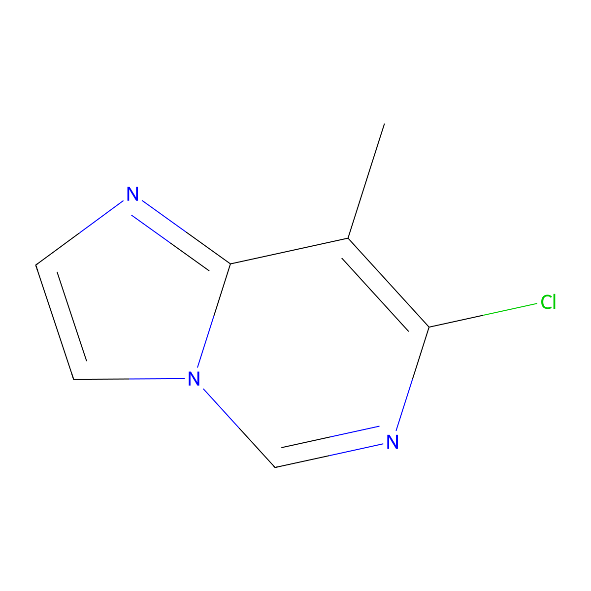 7-Chloro-8-methylimidazo(1,2-c)pyrimidine molecular structure, CAS 2386614-39-5