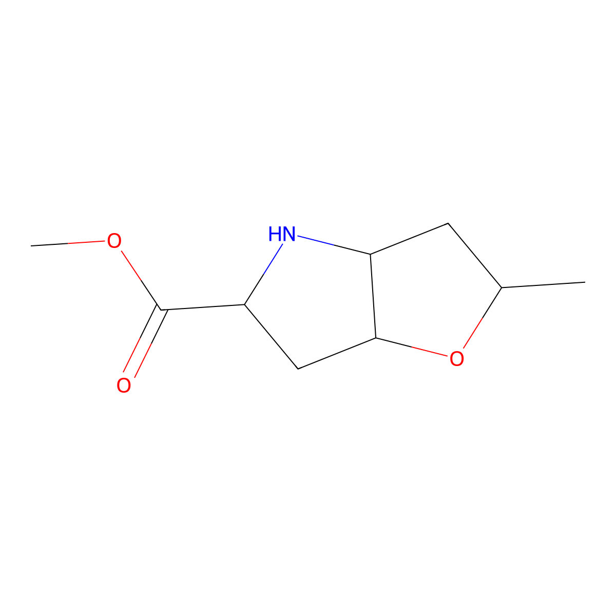 methyl 2-methyl-hexahydro-2H-furo[3,2-b]pyrrole-5-carboxylate molecular structure, CAS 2386676-09-9