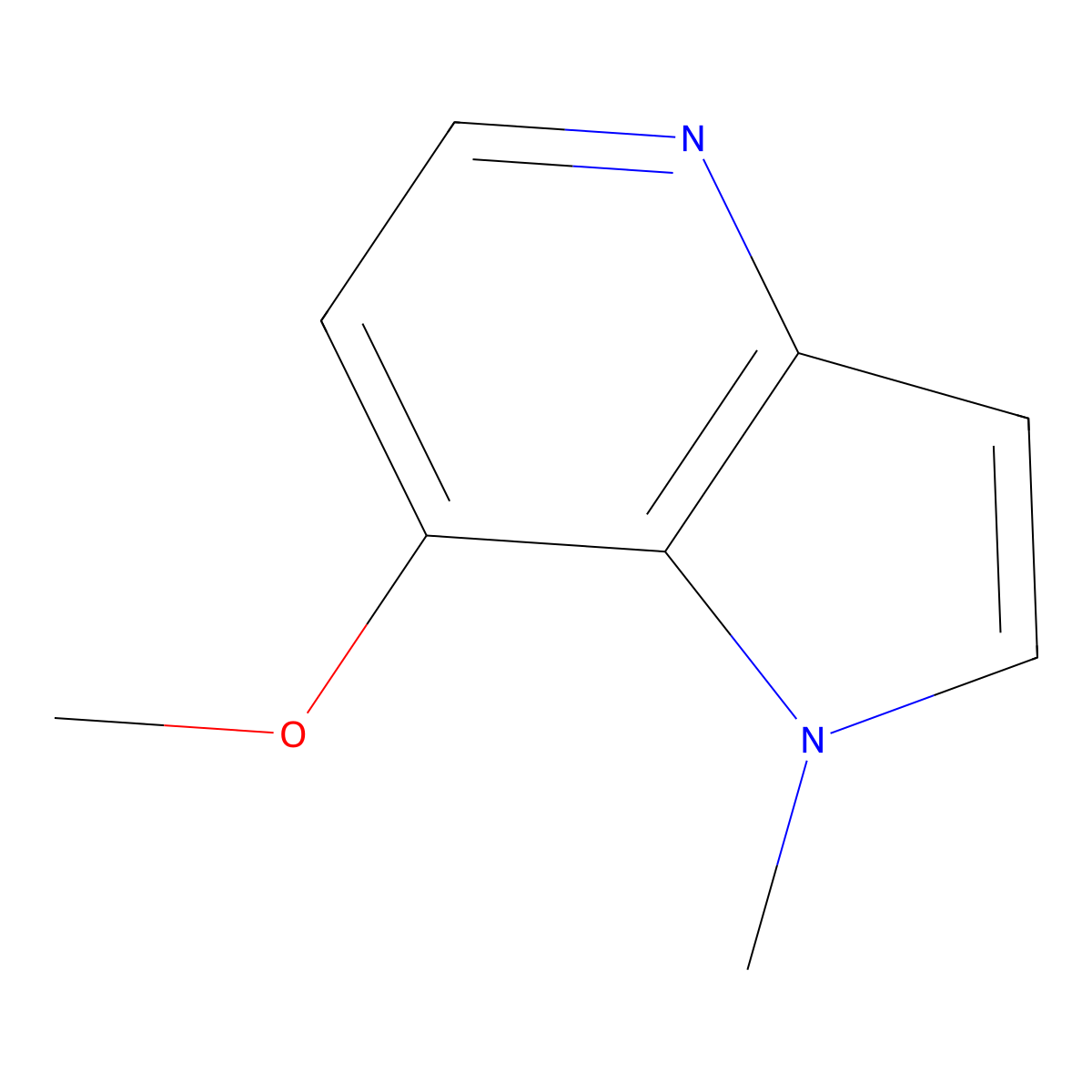 7-Methoxy-1-methyl-1H-pyrrolo[3,2-b]pyridine molecular structure, CAS 2386680-30-2