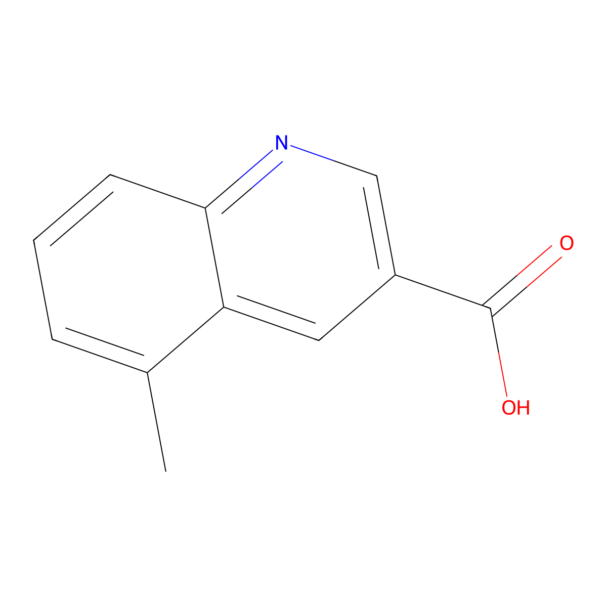 5-Methylquinoline-3-carboxylic acid molecular structure, CAS 2386818-11-5