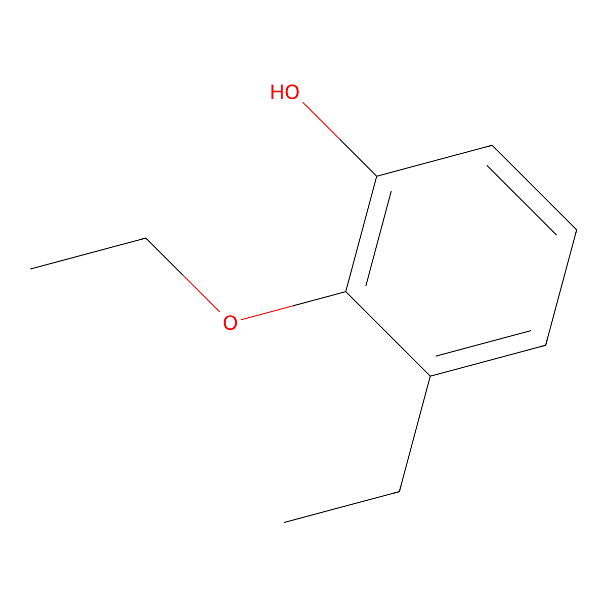 2-Ethoxy-3-ethylphenol molecular structure, CAS 2386839-65-0