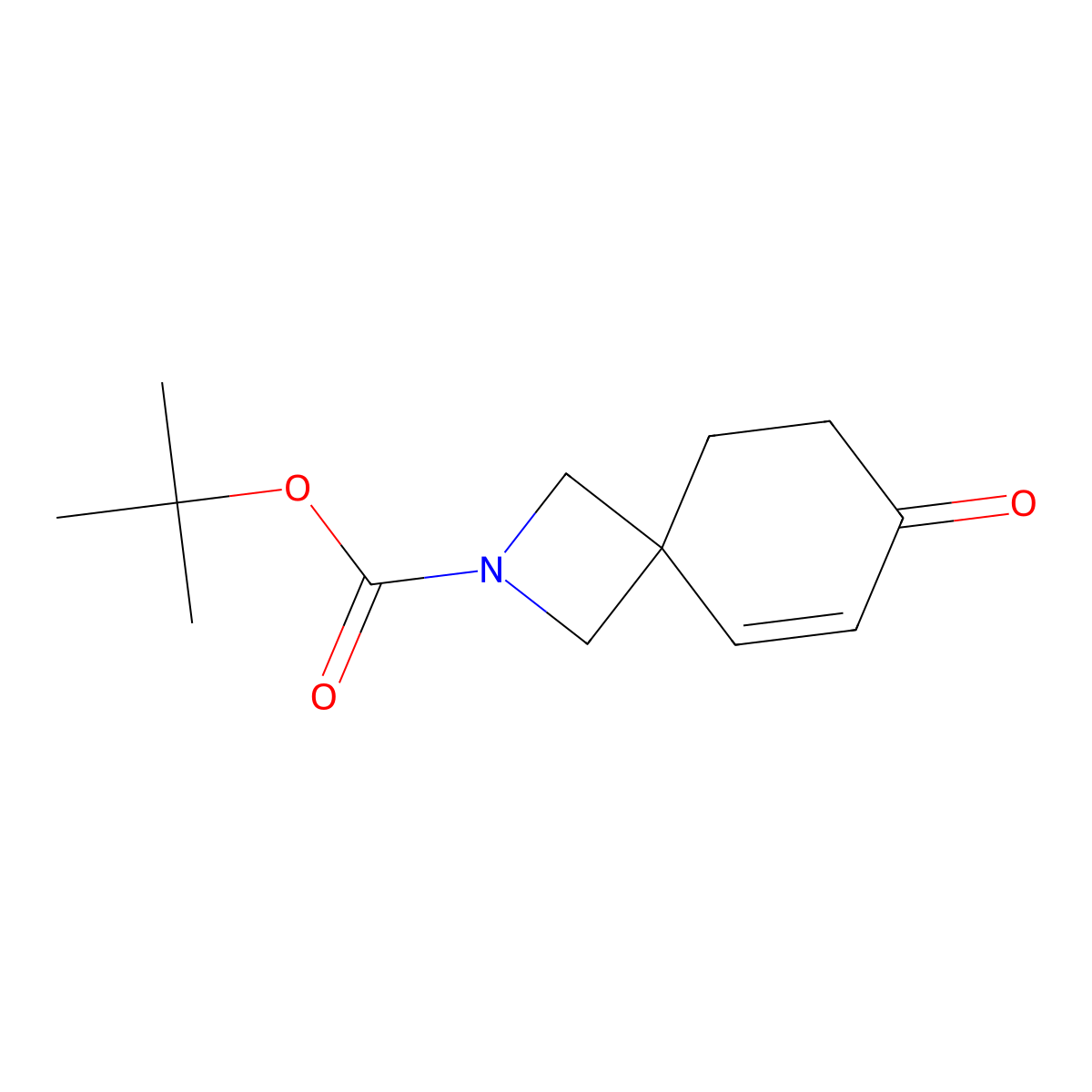 tert-Butyl 7-oxo-2-azaspiro[3.5]non-5-ene-2-carboxylate molecular structure, CAS 2386876-48-6
