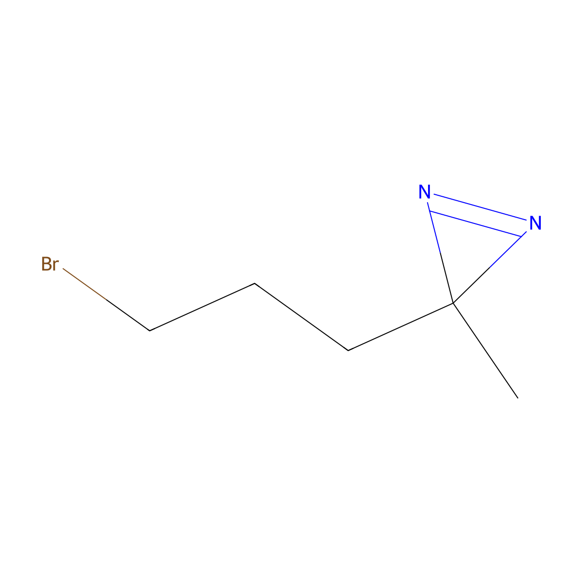3-(3-bromopropyl)-3-methyl-3H-diazirine molecular structure, CAS 2386882-01-3