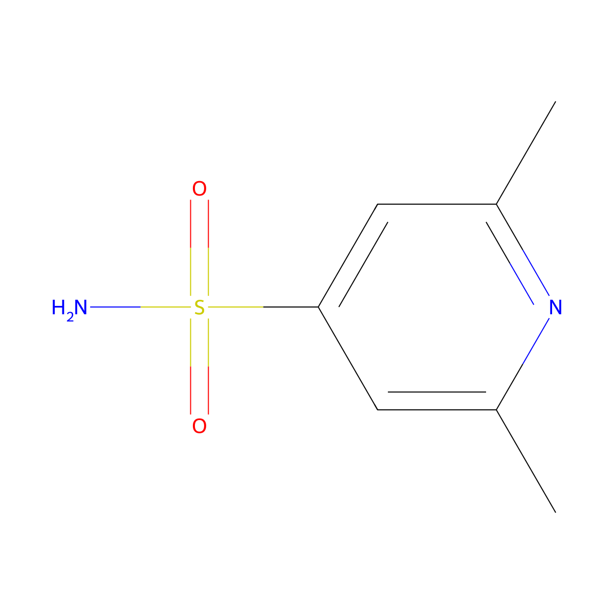 2,6-Dimethylpyridine-4-sulfonamide molecular structure, CAS 2386938-34-5