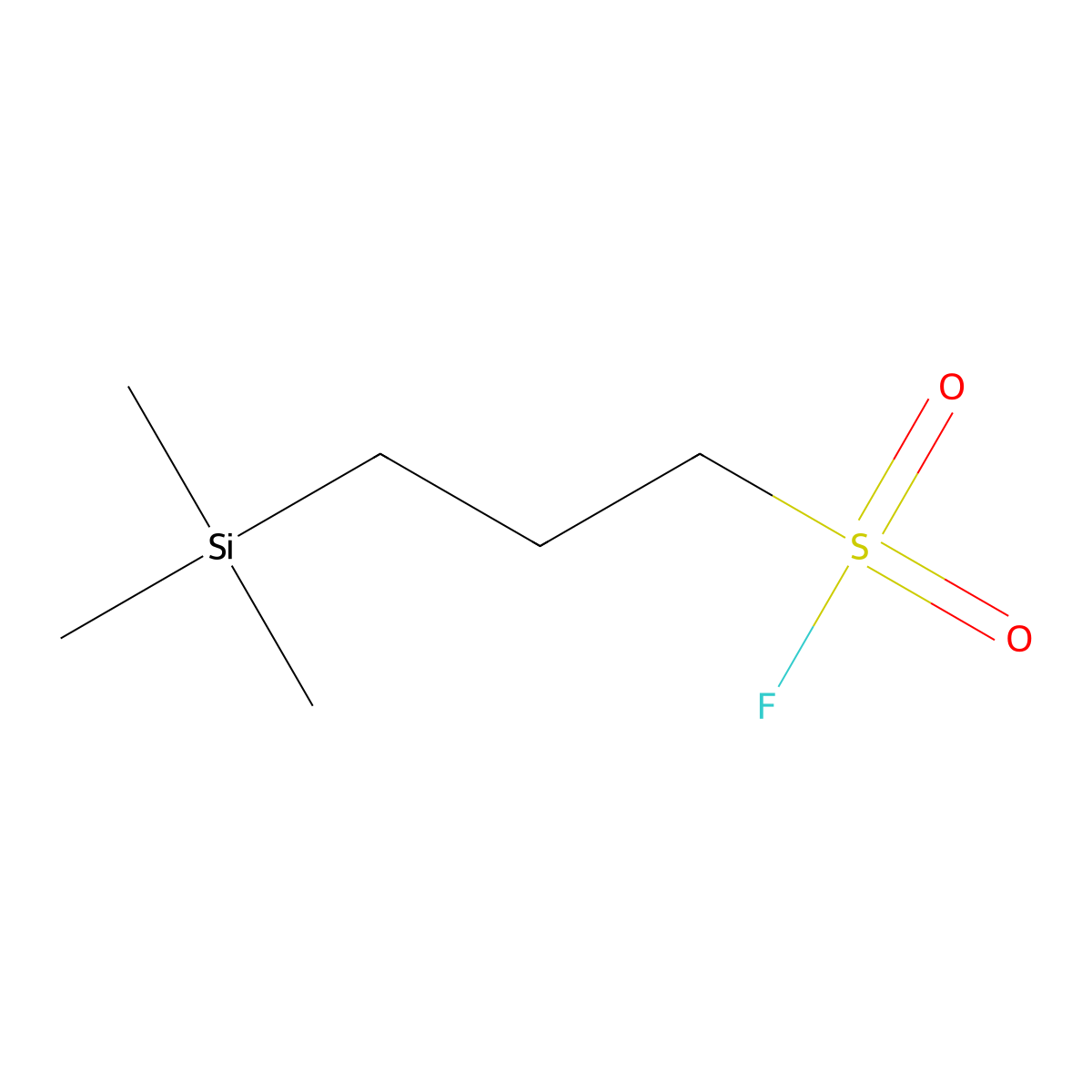 3-(Trimethylsilyl)propane-1-sulfonyl fluoride molecular structure, CAS 2386962-70-3