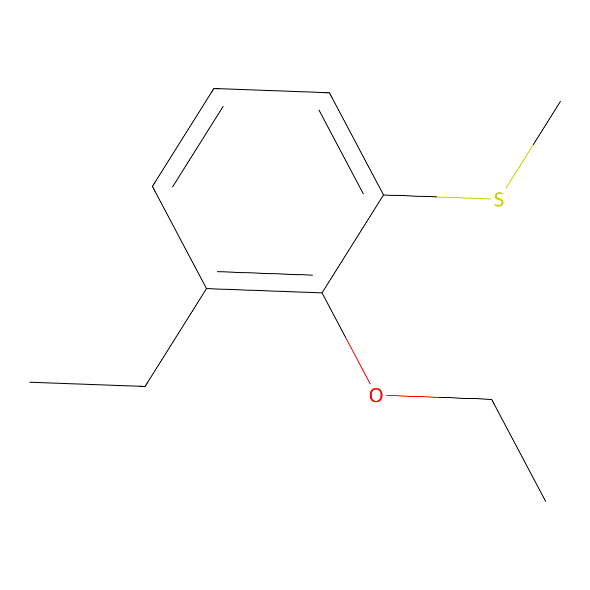 (2-Ethoxy-3-ethylphenyl)(methyl)sulfane molecular structure, CAS 2386970-73-4