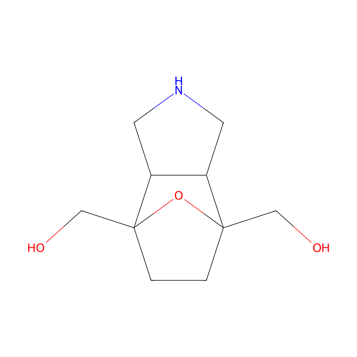 [7-(Hydroxymethyl)-10-oxa-4-azatricyclo[5.2.1.0,2,6]decan-1-yl]methanol molecular structure, CAS 2386979-74-2