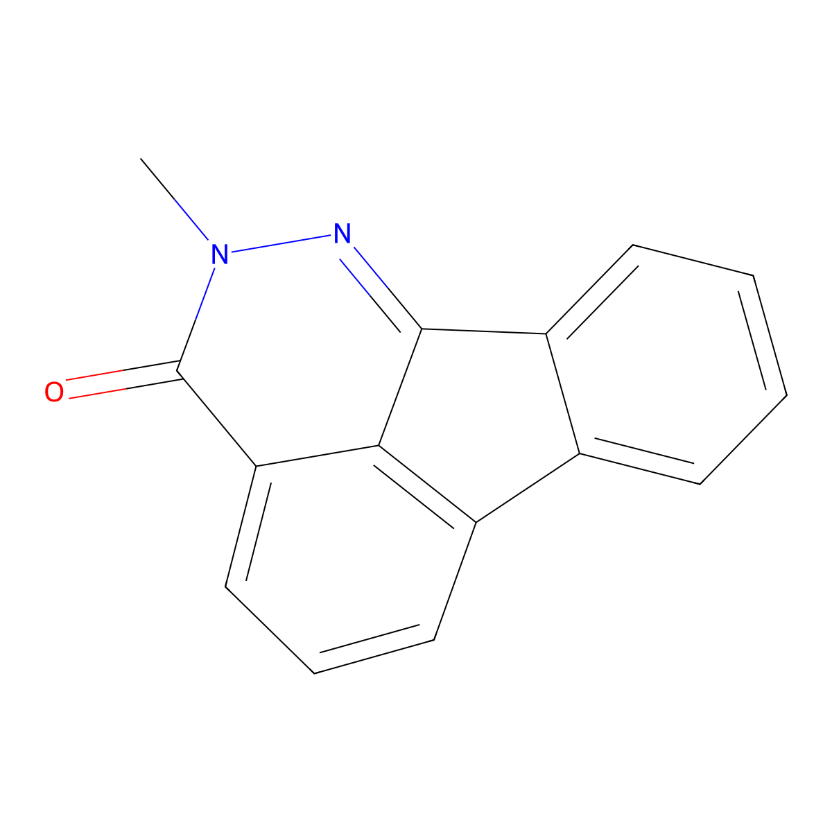 2-methylindeno[1,2,3-de]phthalazin-3(2H)-one molecular structure, CAS 2387-40-8