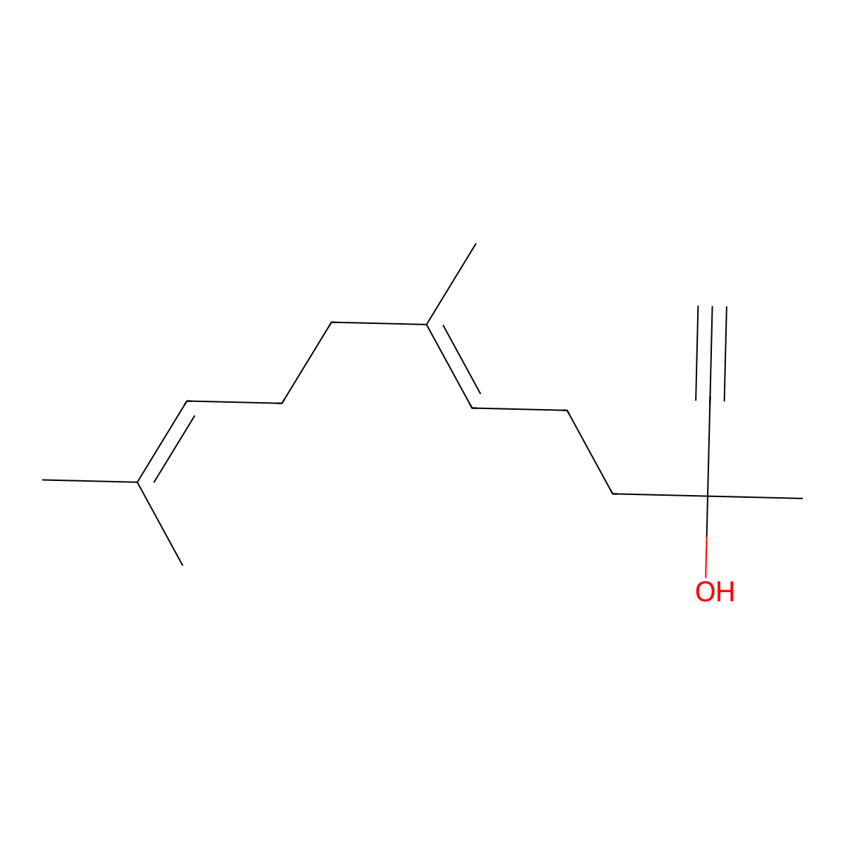 Dehydronerolidol molecular structure, CAS 2387-68-0