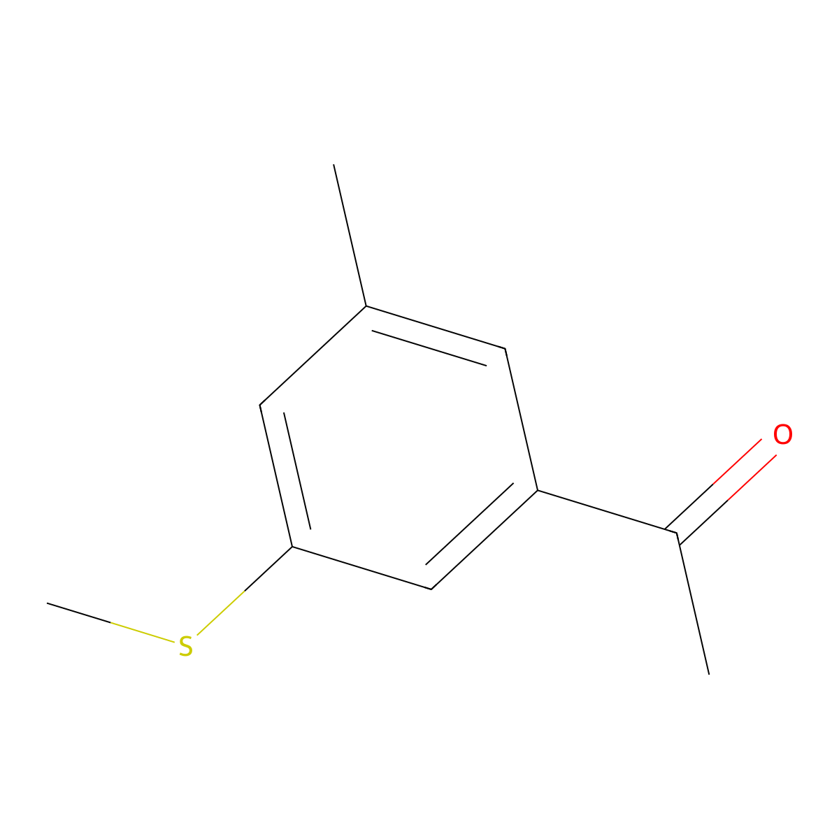 1-(3-Methyl-5-(methylthio)phenyl)ethanone molecular structure, CAS 2387026-31-3