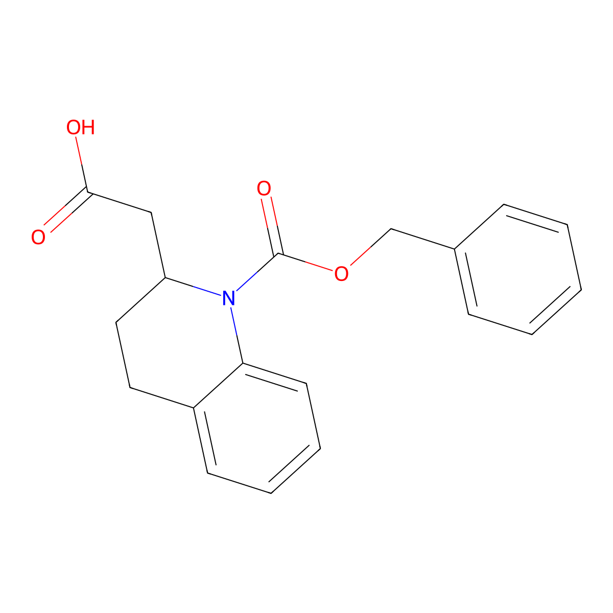 2-{1-[(Benzyloxy)carbonyl]-1,2,3,4-tetrahydroquinolin-2-yl}acetic acid molecular structure, CAS 2387074-93-1