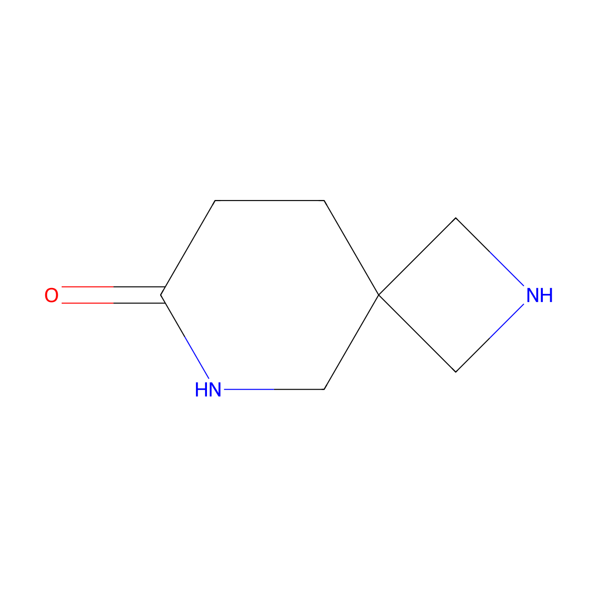 2,6-Diazaspiro[3.5]nonan-7-one molecular structure, CAS 2387077-88-3