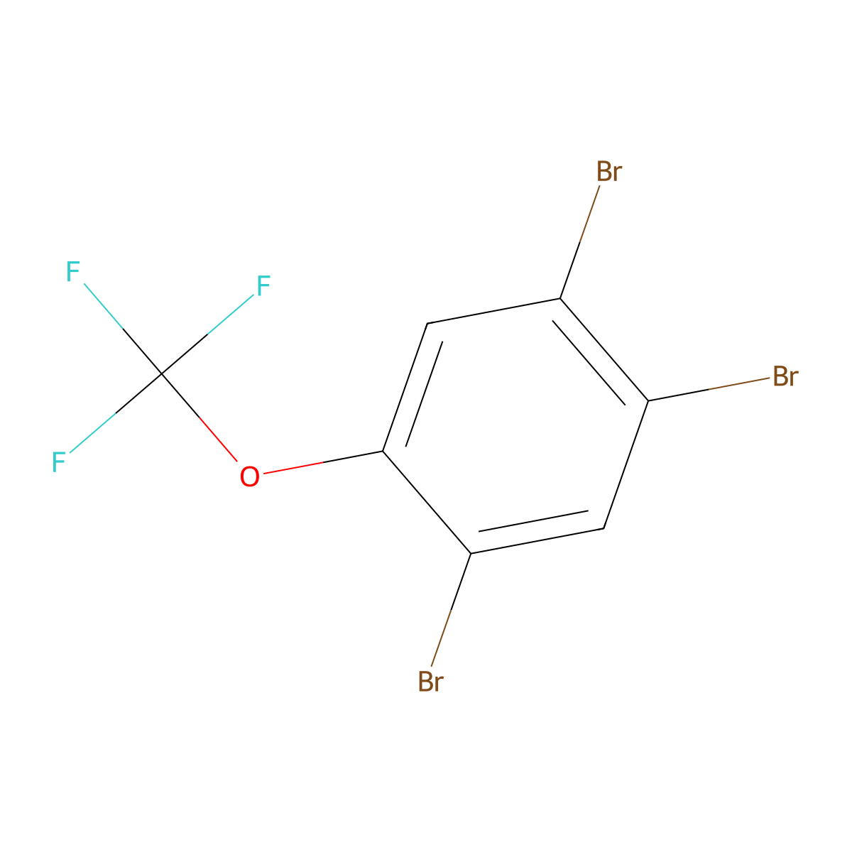 1,2,4-Tribromo-5-(trifluoromethoxy)benzene molecular structure, CAS 2387142-97-2