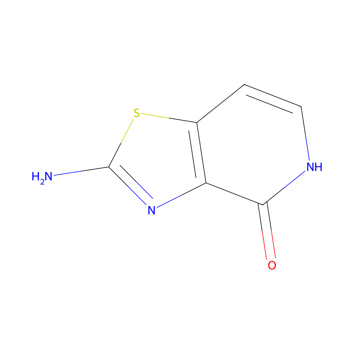 2-amino-4H,5H-[1,3]thiazolo[4,5-c]pyridin-4-one molecular structure, CAS 2387160-56-5