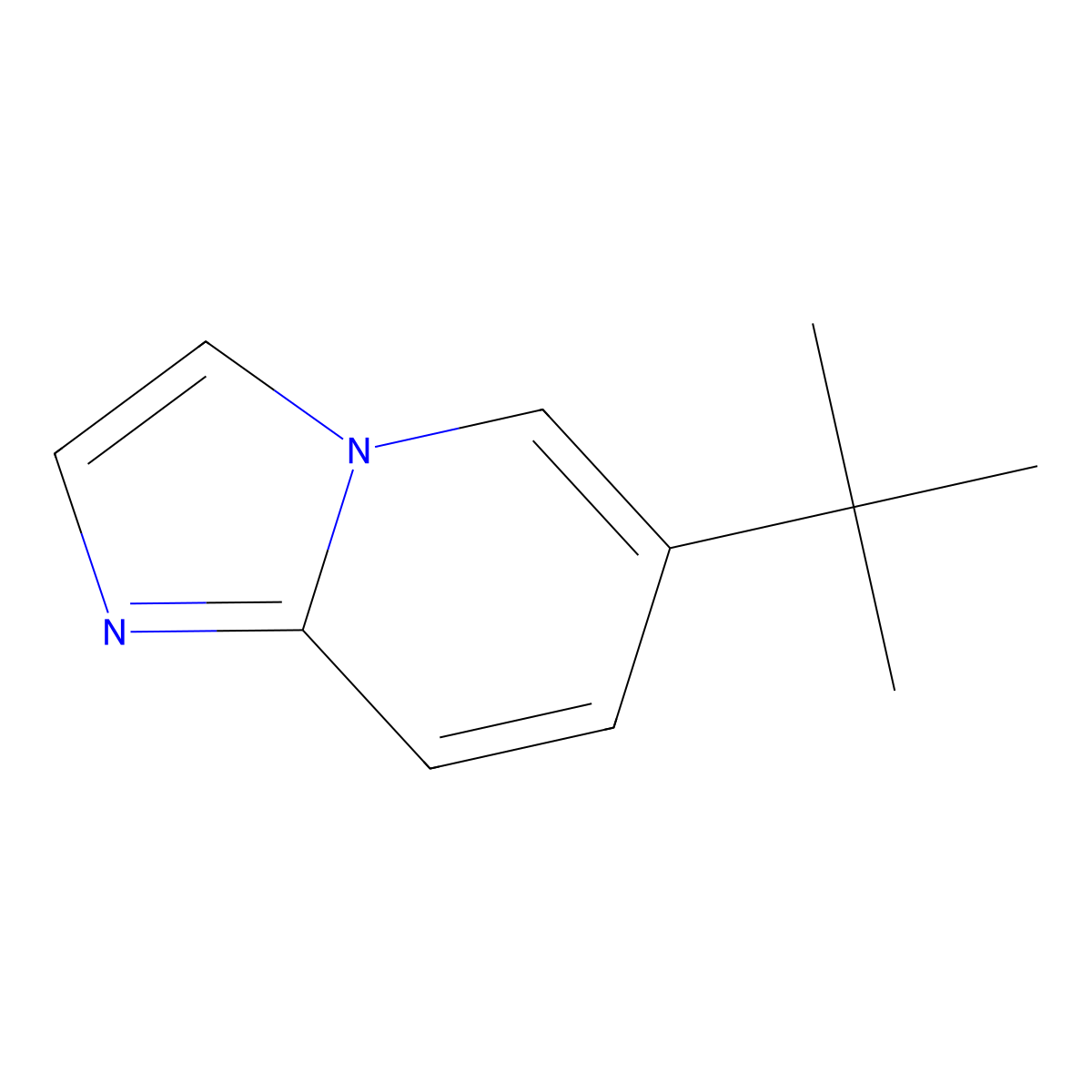 6-(Tert-butyl)imidazo[1,2-a]pyridine molecular structure, CAS 2387282-55-3