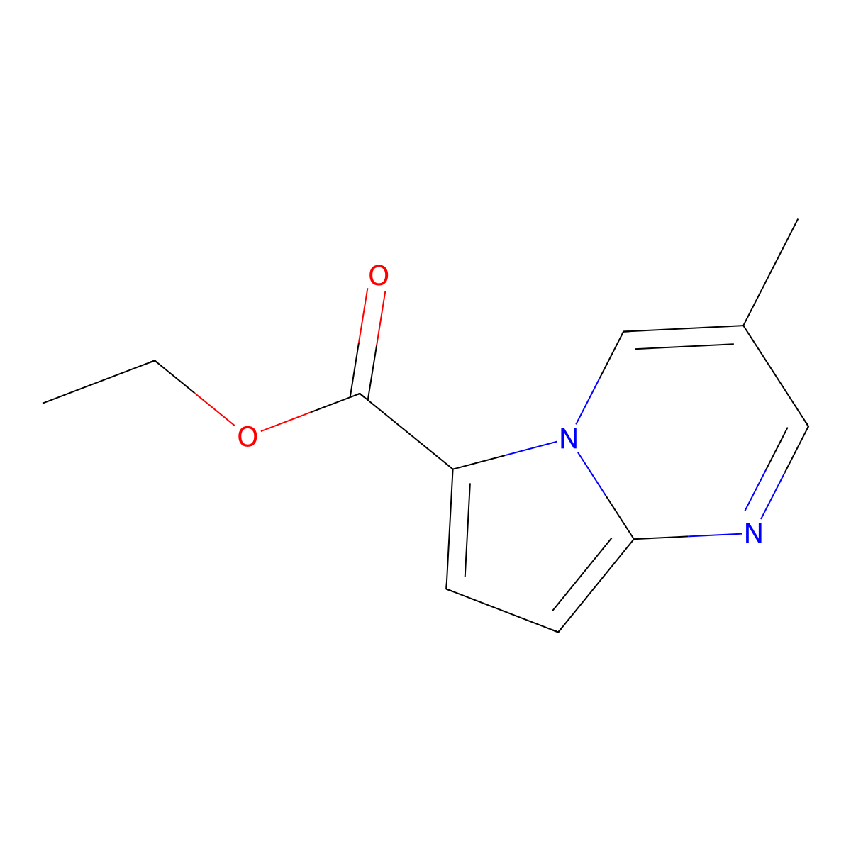 3-Methyl-pyrrolo[1,2-a]pyrimidine-6-carboxylic acid ethyl ester molecular structure, CAS 2387534-80-5