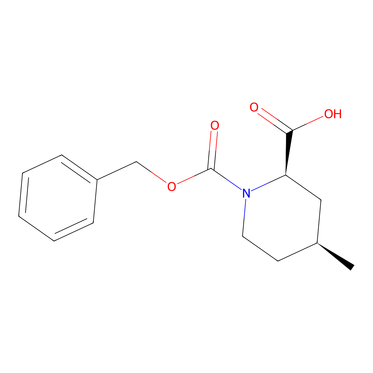 (2R,4S)-1-Cbz-4-methyl-piperidine-2-dicarboxylic acid molecular structure, CAS 2387534-92-9