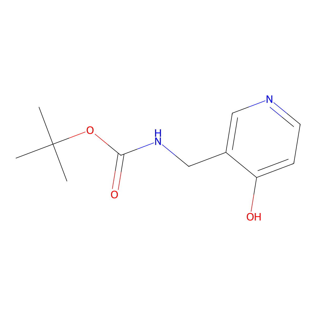 (4-Hydroxy-pyridin-3-ylmethyl)-carbamic acid tert-butyl ester molecular structure, CAS 2387534-93-0