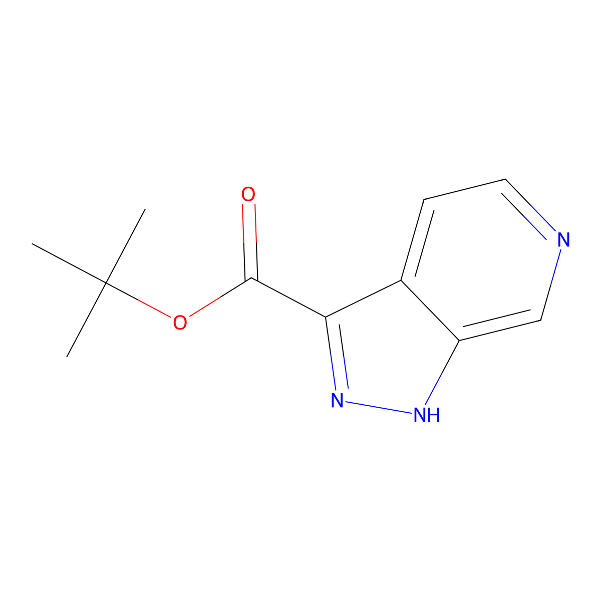 1H-Pyrazolo[3,4-c]pyridine-3-carboxylic acid tert-butyl ester molecular structure, CAS 2387535-14-8