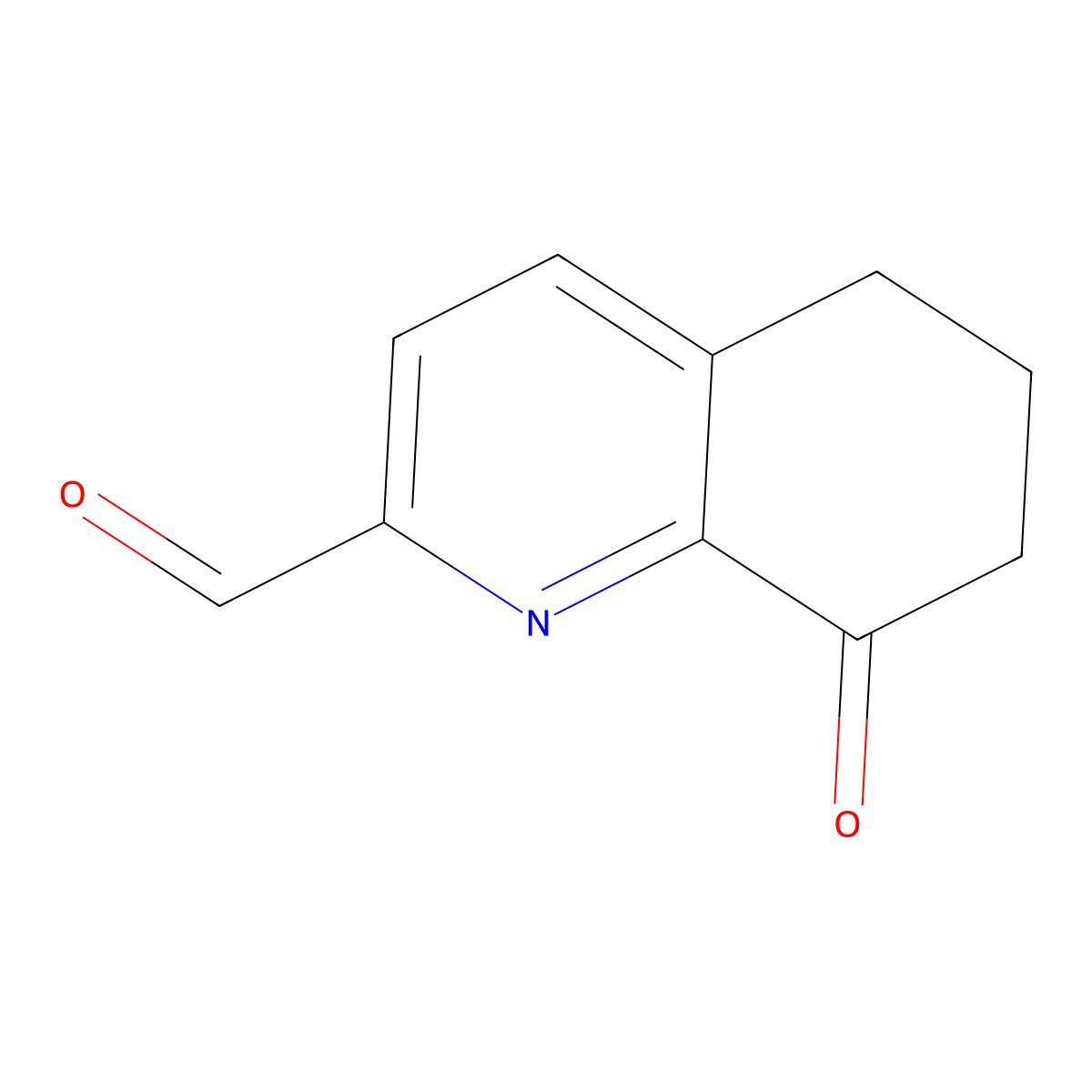 8-Oxo-5,6,7,8-tetrahydroquinoline-2-carbaldehyde molecular structure, CAS 238755-38-9