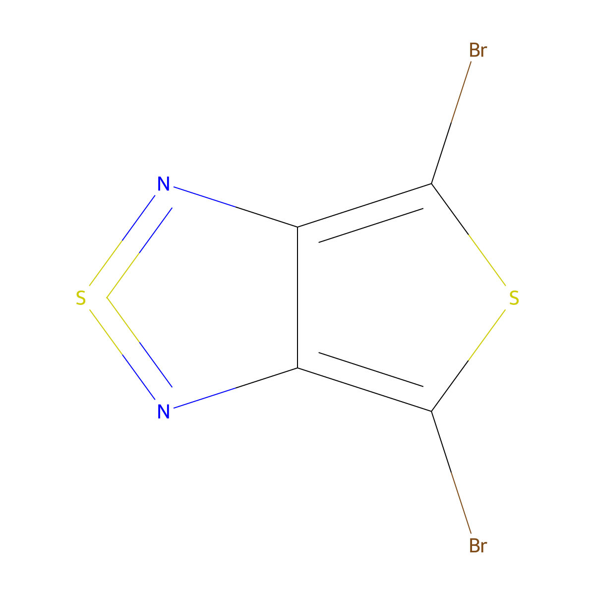 4,6-Dibromo-thieno[3,4-c][1,2,5]thiadiazole-2-SIV molecular structure, CAS 238756-91-7