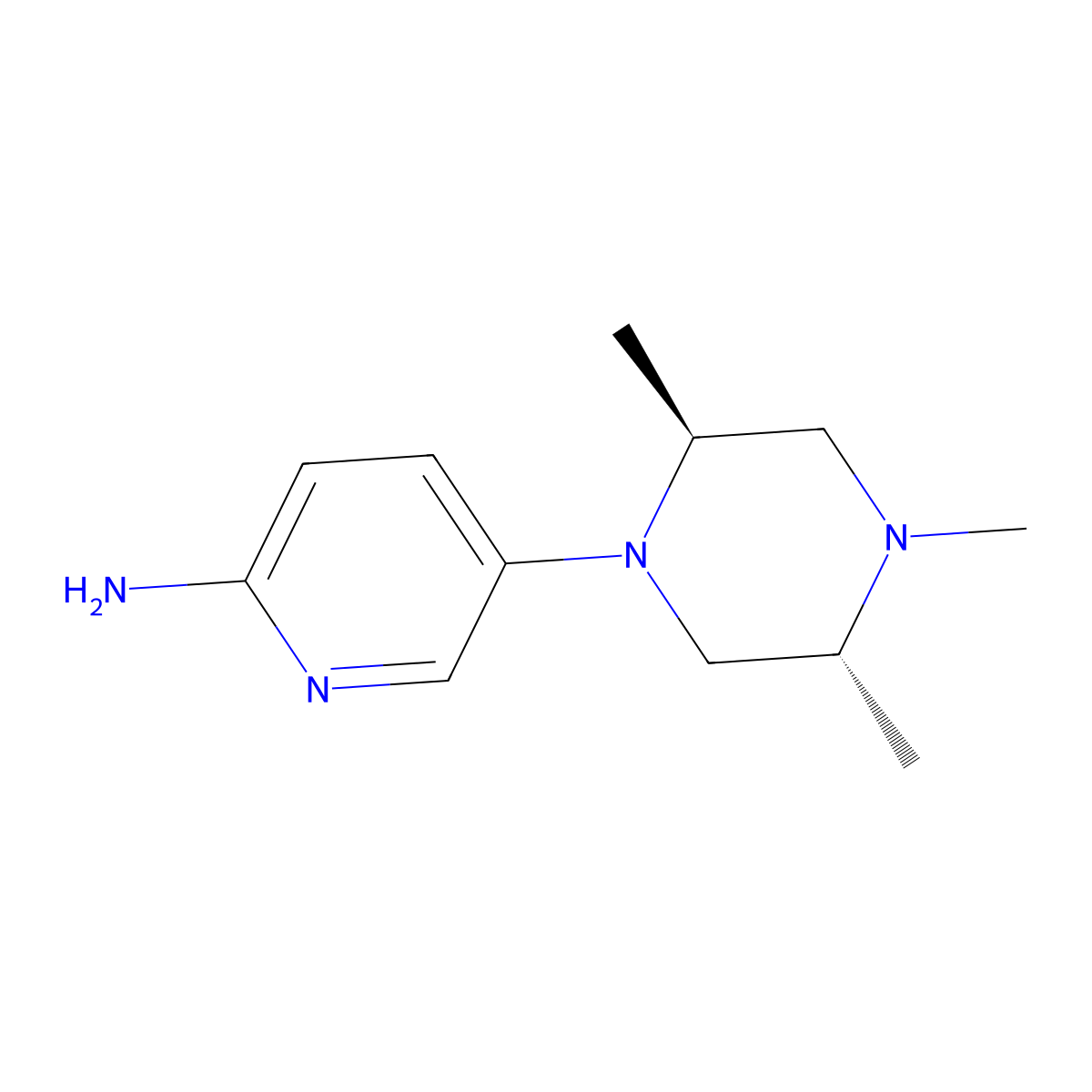 5-((2S,5R)-2,4,5-Trimethylpiperazin-1-yl)pyridin-2-amine molecular structure, CAS 2387561-38-6