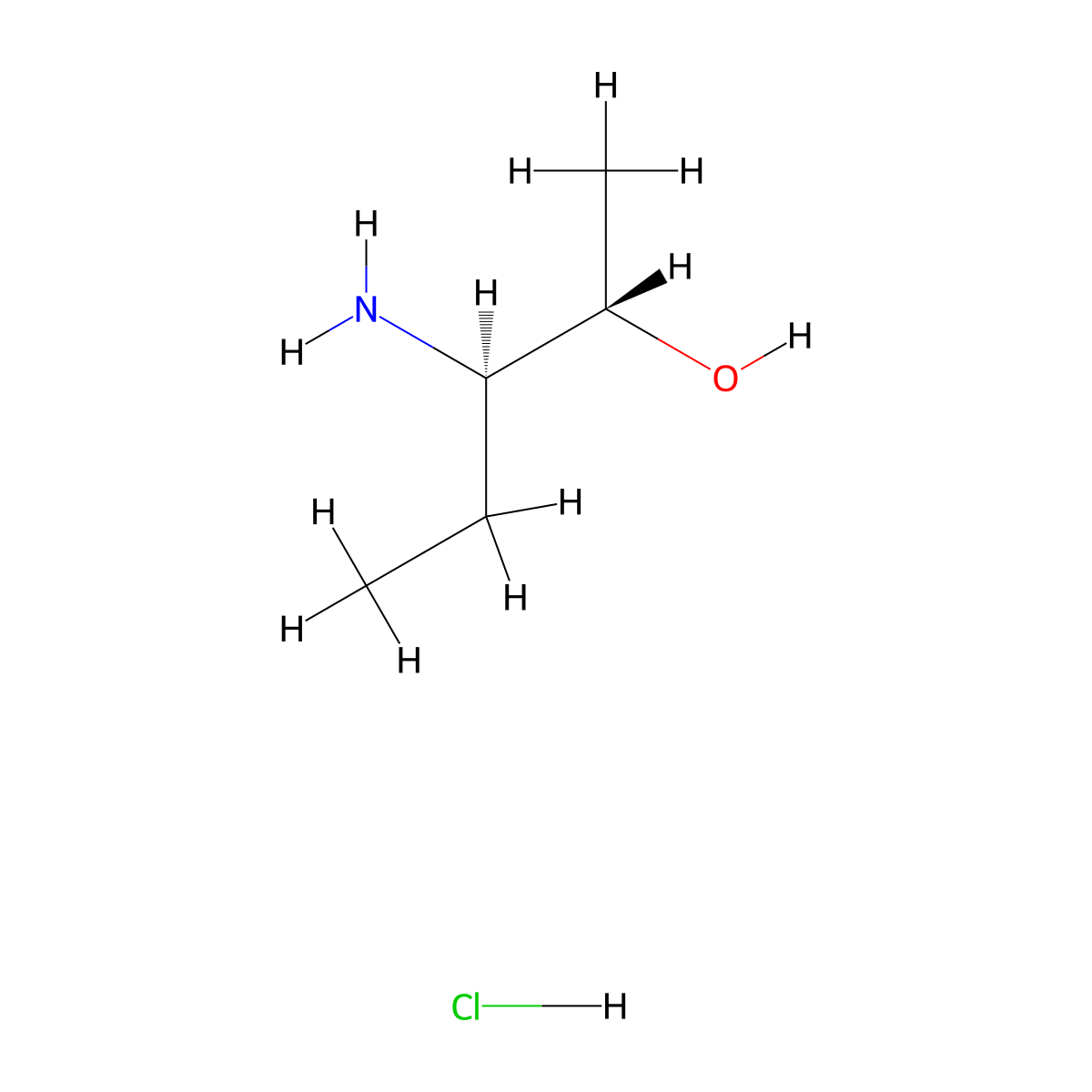 (2S,3R)-3-Aminopentan-2-ol hydrochloride molecular structure, CAS 2387568-51-4