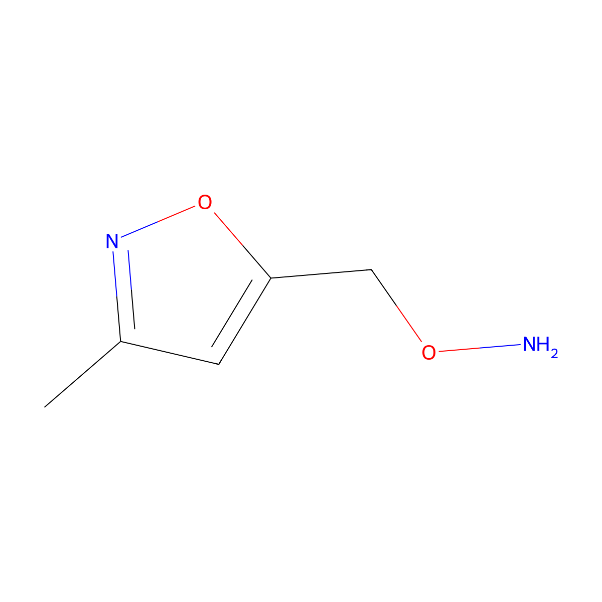 O-((3-Methylisoxazol-5-yl)methyl)hydroxylamine molecular structure, CAS 238760-87-7