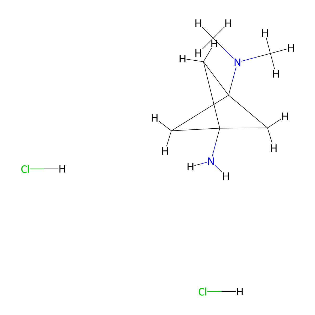 N3,N3-dimethylbicyclo[1.1.1]pentane-1,3-diamine;dihydrochloride molecular structure, CAS 2387602-38-0