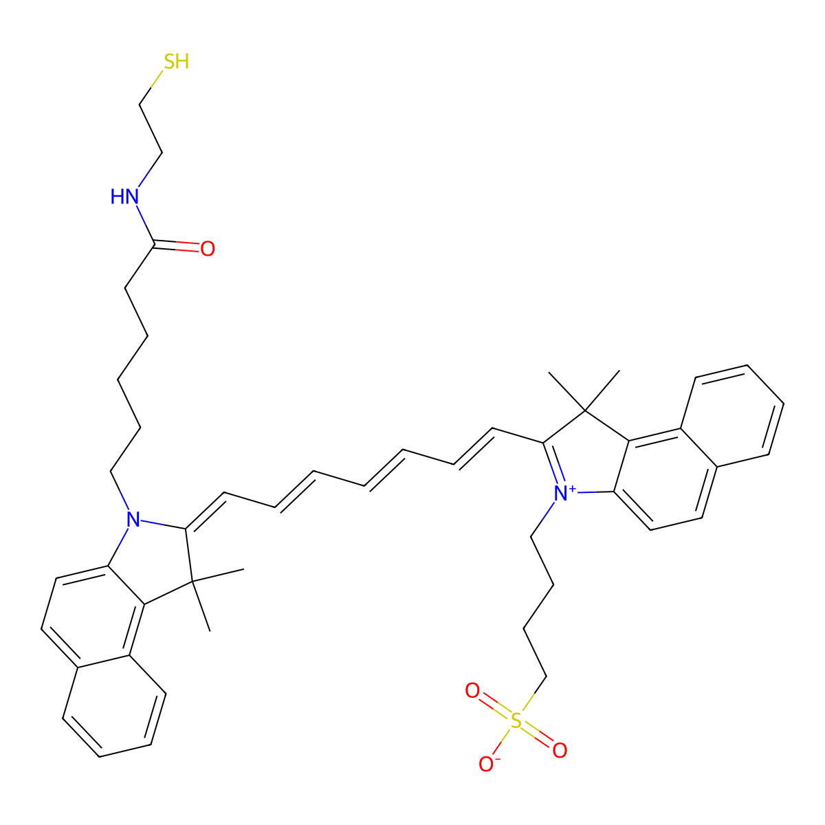 Icg-SH molecular structure, CAS 2387670-76-8