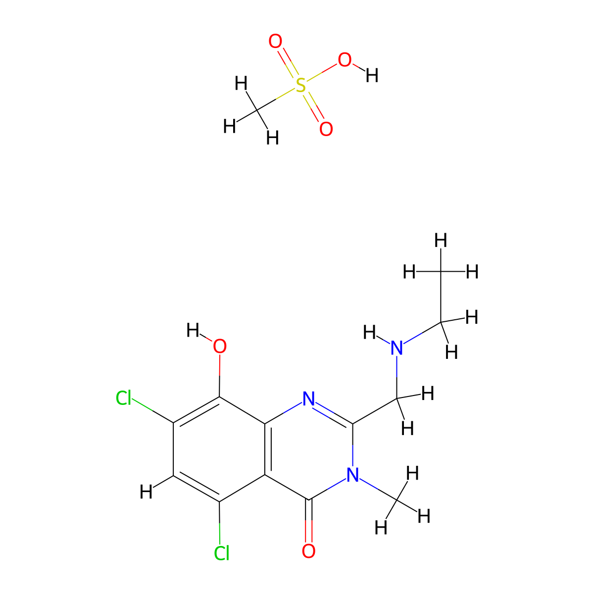 Pbt-434 mesylate molecular structure, CAS 2387898-69-1