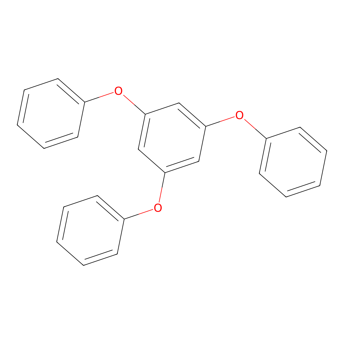 1,3,5-Triphenoxybenzene molecular structure, CAS 23879-81-4