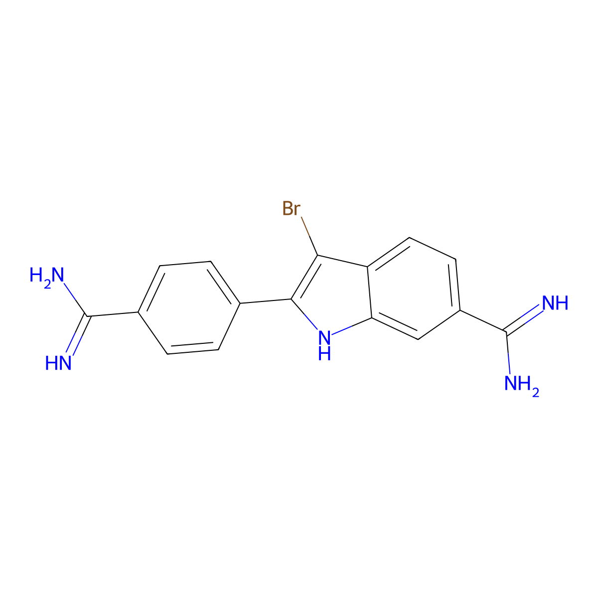 Br-DAPI molecular structure, CAS 2387906-44-5