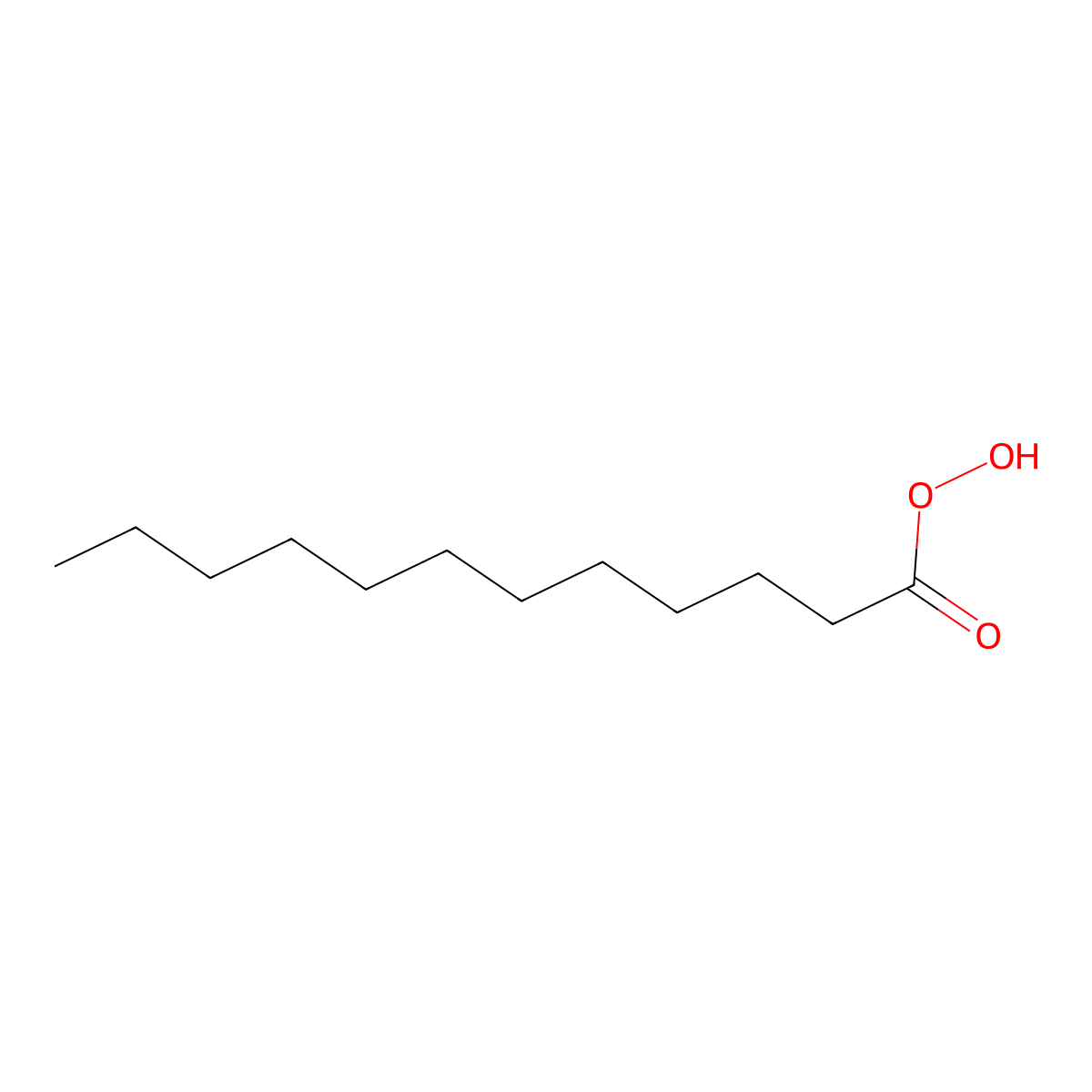 Peroxylauric acid molecular structure, CAS 2388-12-7