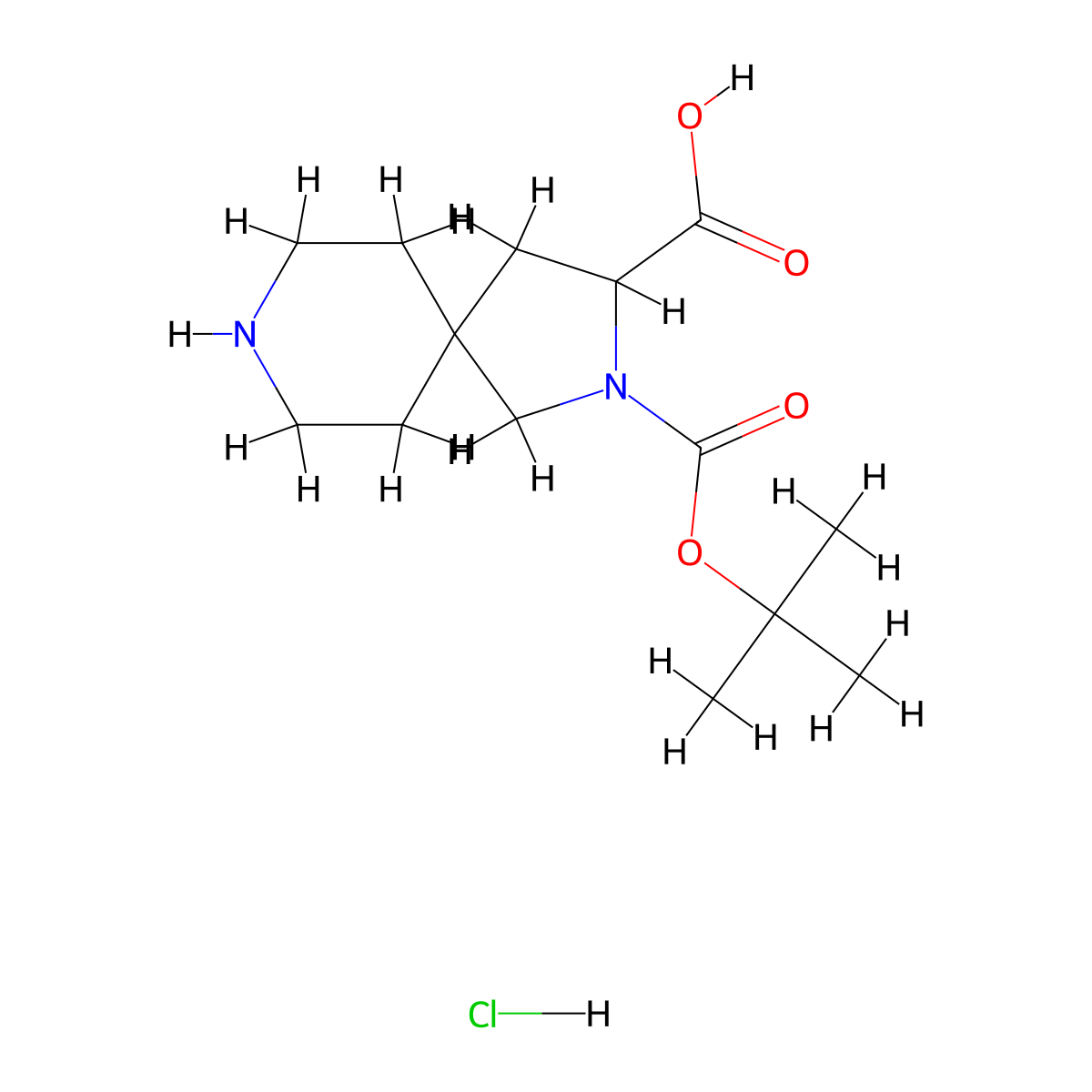 2-(Tert-butoxycarbonyl)-2,8-diazaspiro[4.5]decane-3-carboxylic acid hydrochloride molecular structure, CAS 2388515-33-9