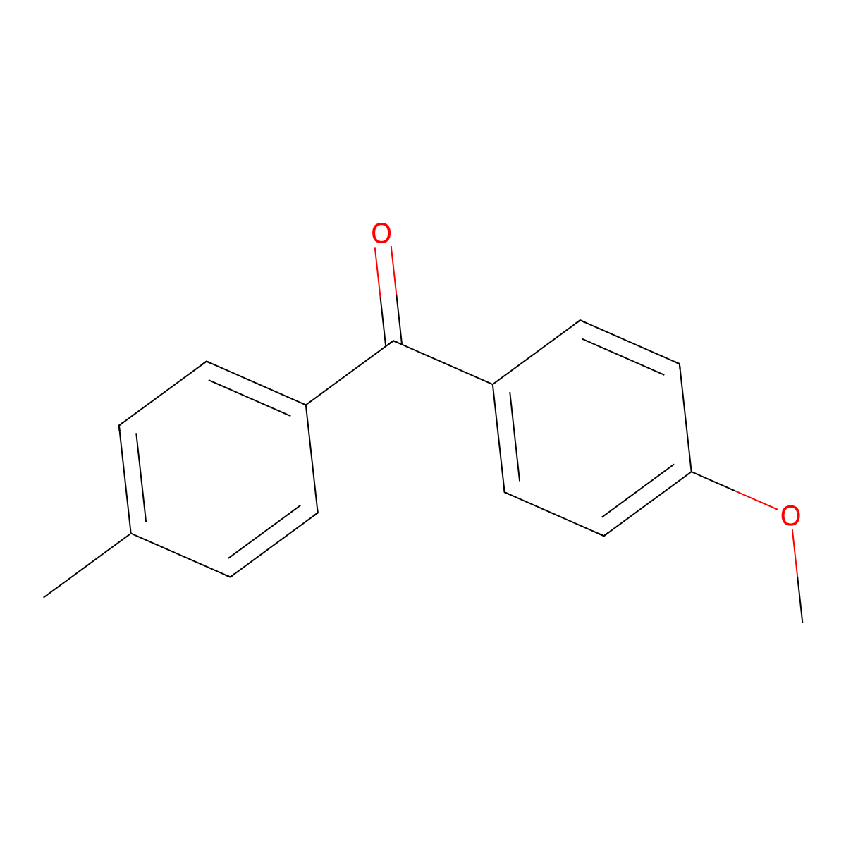 (4-Methoxyphenyl)(4-methylphenyl)methanone molecular structure, CAS 23886-71-7