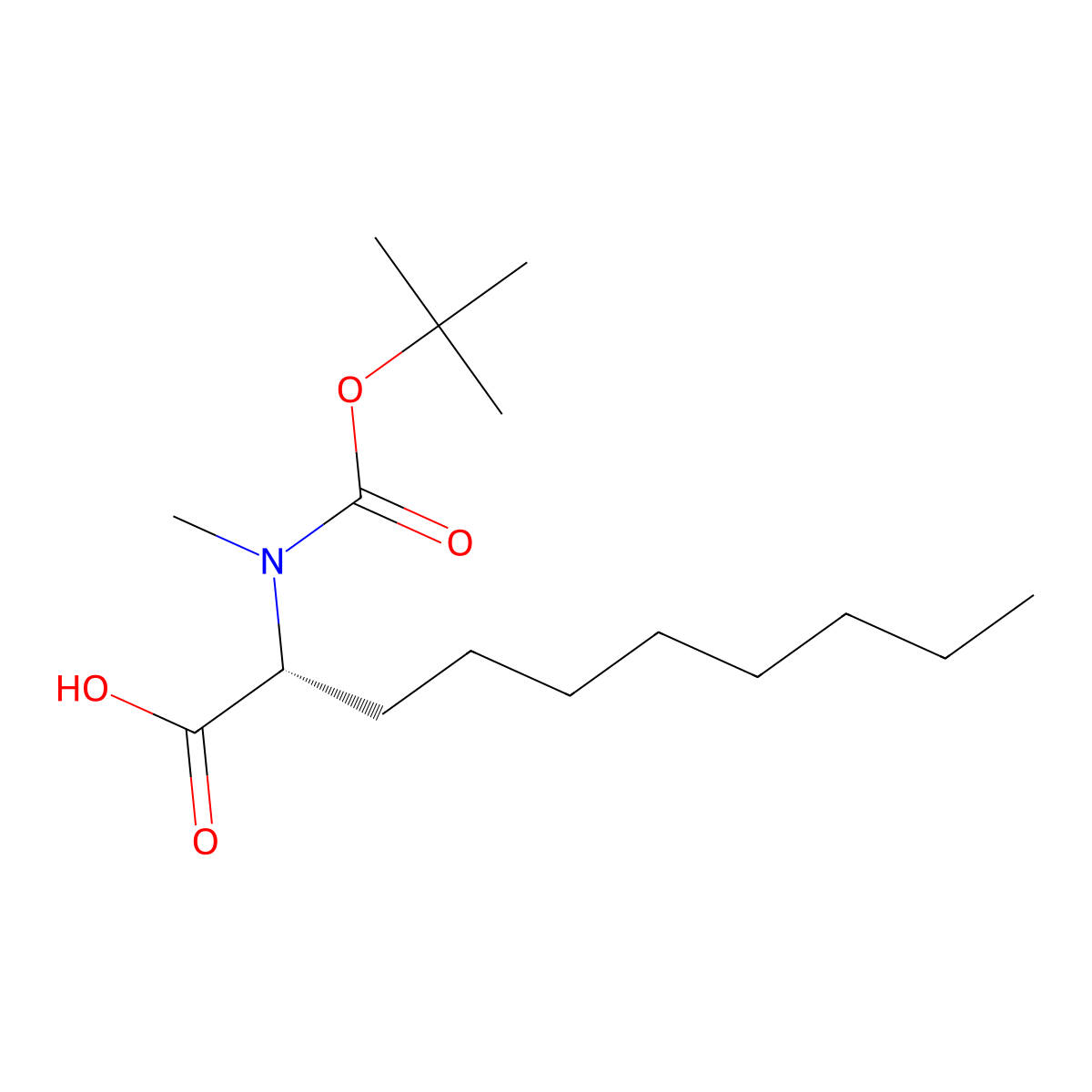 Boc-D-Me2Adec-OH molecular structure, CAS 2389078-12-8