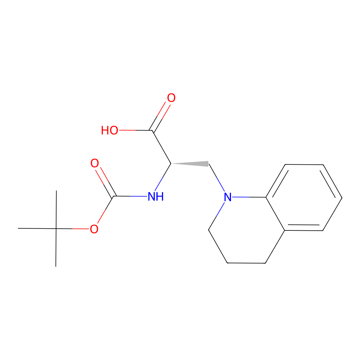 Boc-Ala[3-(1-THQ)]-OH molecular structure, CAS 2389078-14-0