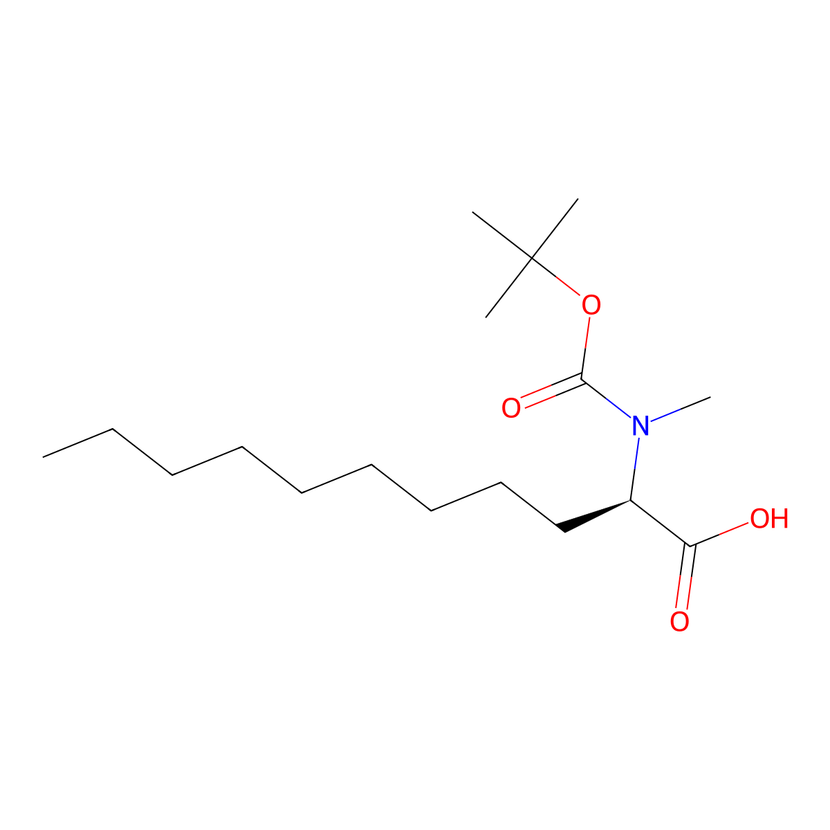 Boc-D-MeAund(2)-OH molecular structure, CAS 2389078-22-0