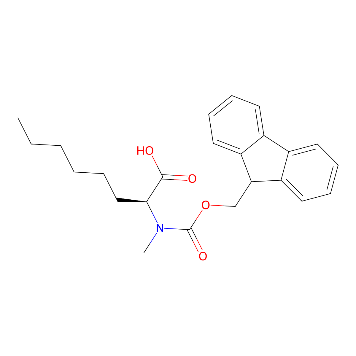Fmoc-MeAoc(2)-OH molecular structure, CAS 2389078-28-6