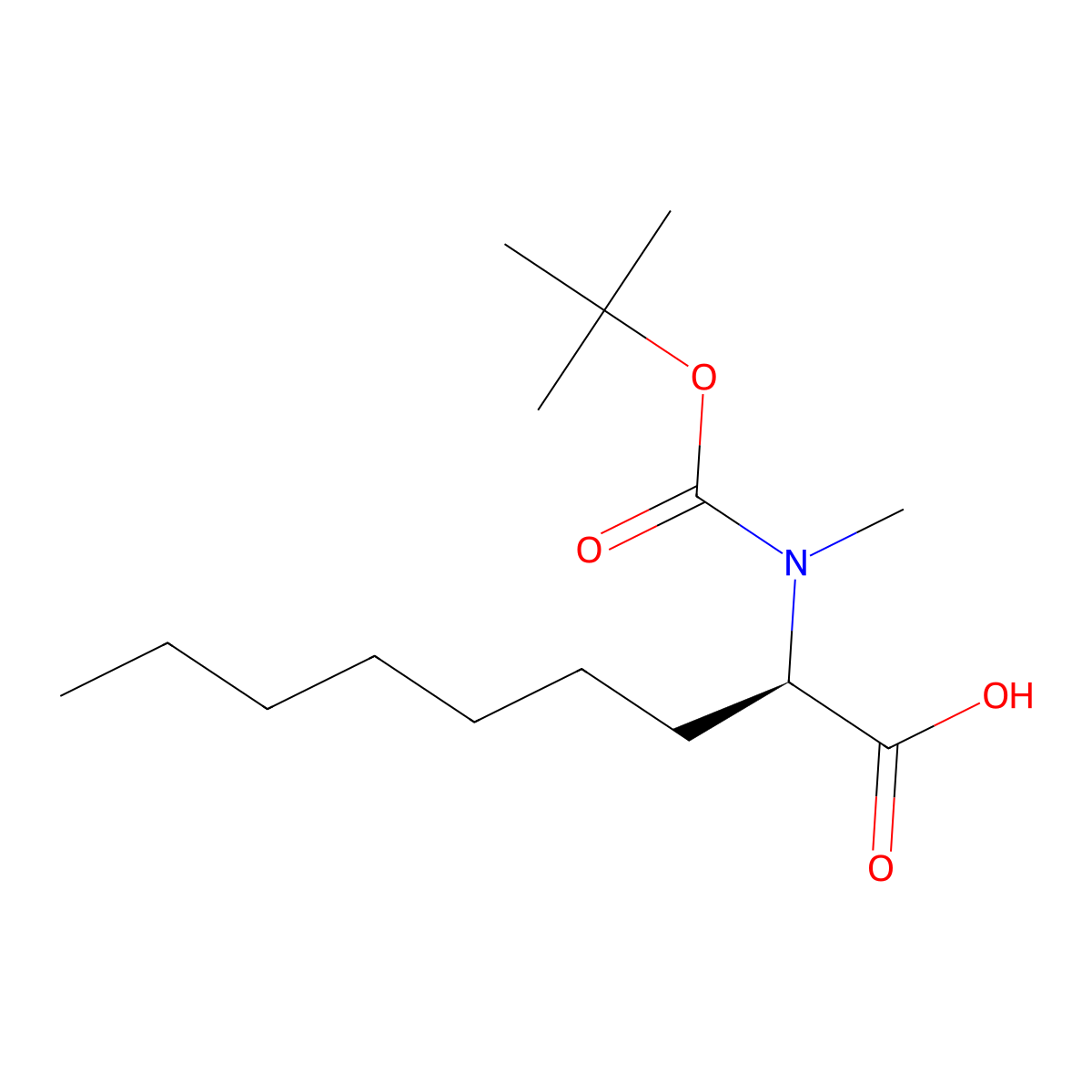 Boc-D-MeAnon(2)-OH molecular structure, CAS 2389078-32-2