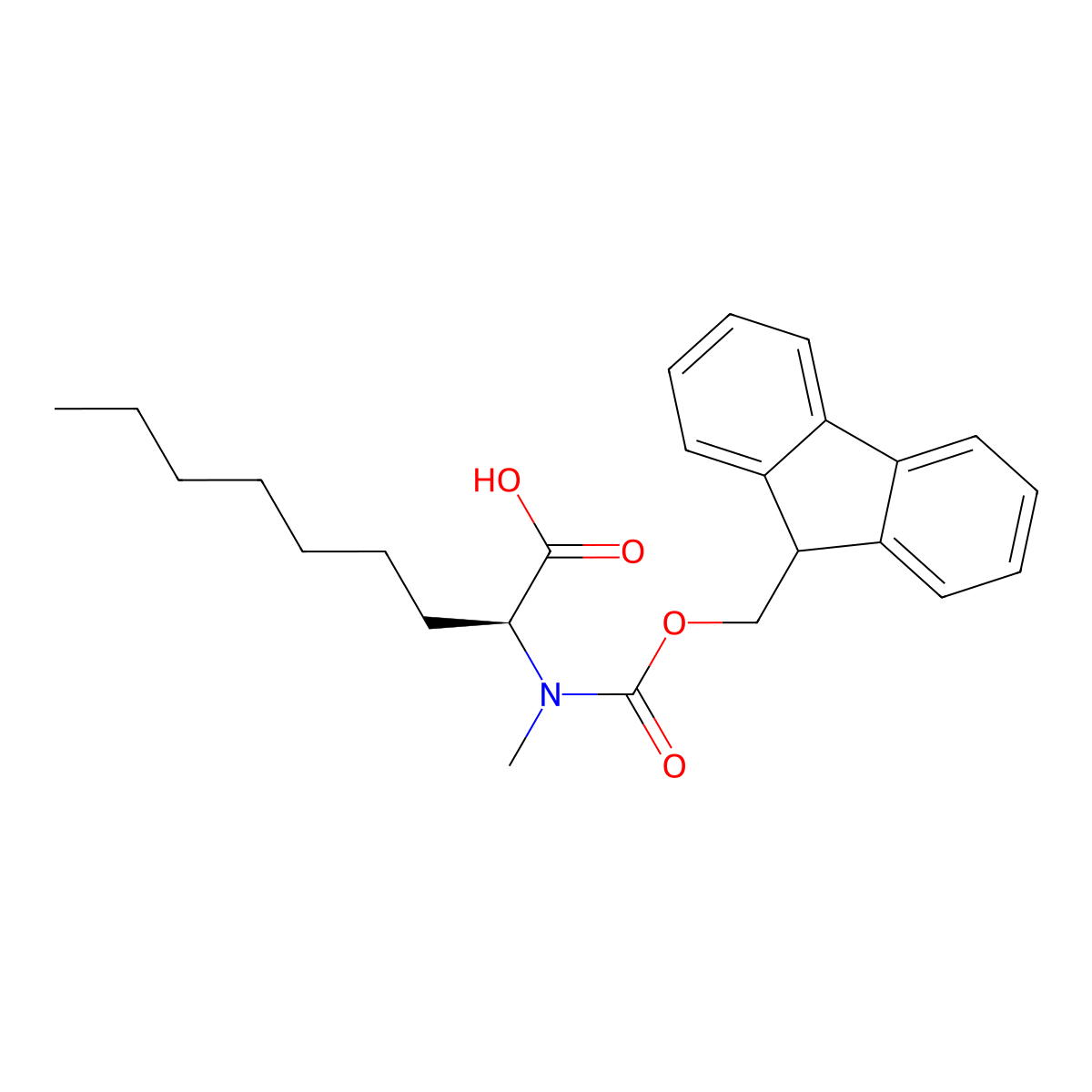 Fmoc-MeAnon(2)-OH molecular structure, CAS 2389078-35-5
