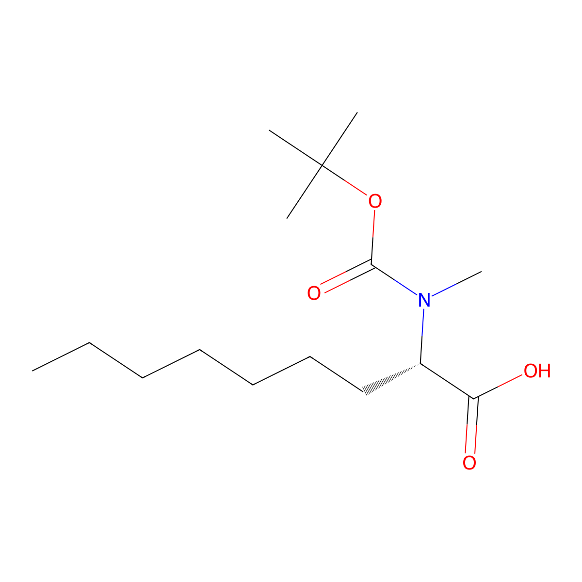 Boc-MeAnon(2)-OH molecular structure, CAS 2389078-56-0