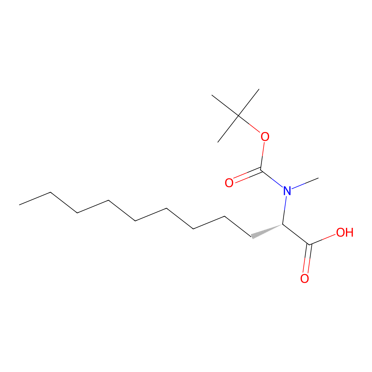 Boc-MeAund(2)-OH molecular structure, CAS 2389078-64-0