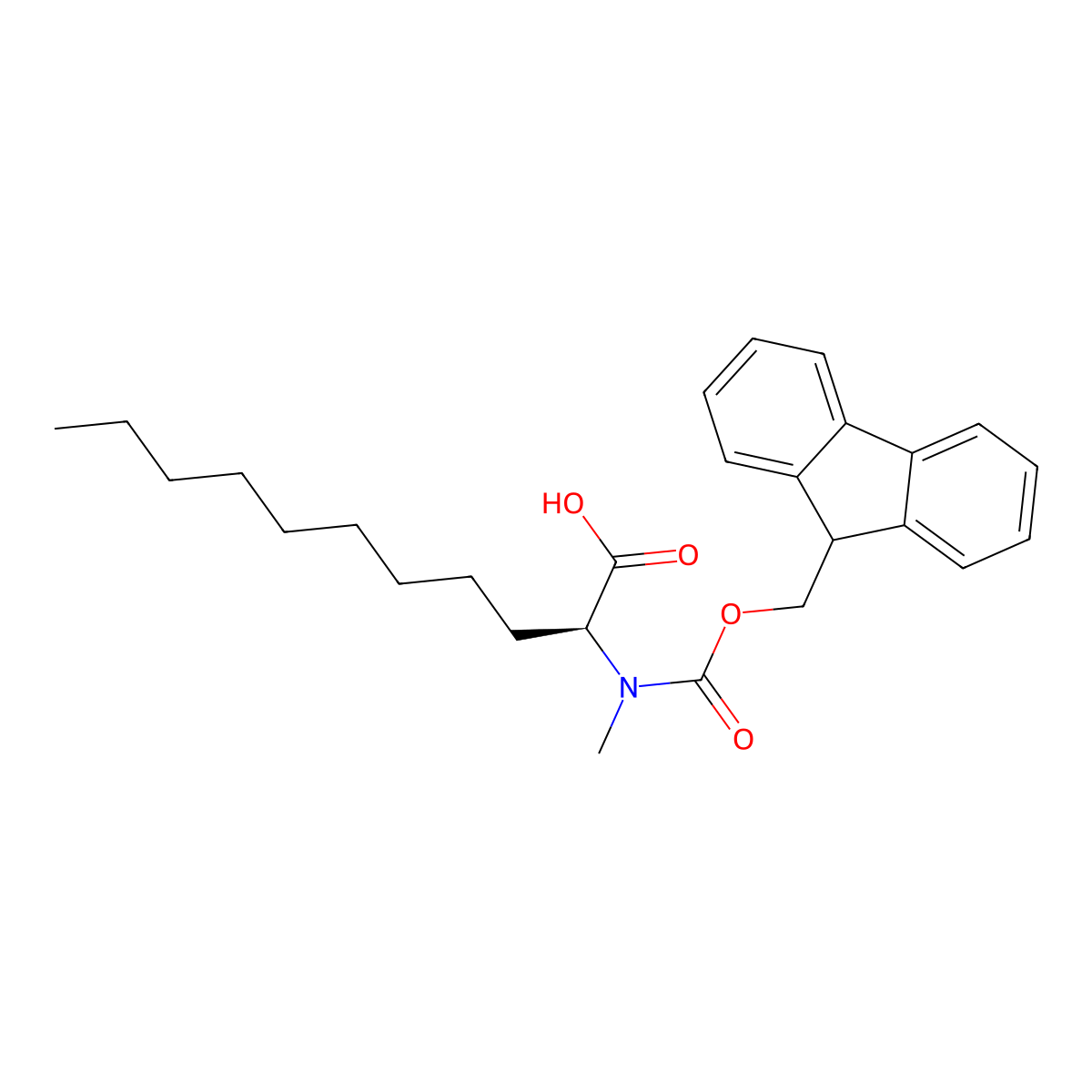 Fmoc-L-Me2Aund-OH molecular structure, CAS 2389078-72-0