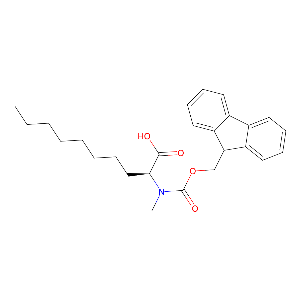 Fmoc-MeAdec(2)-OH molecular structure, CAS 2389078-80-0